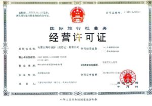 经营许可证(由主管部门办理的许可经营的证明)