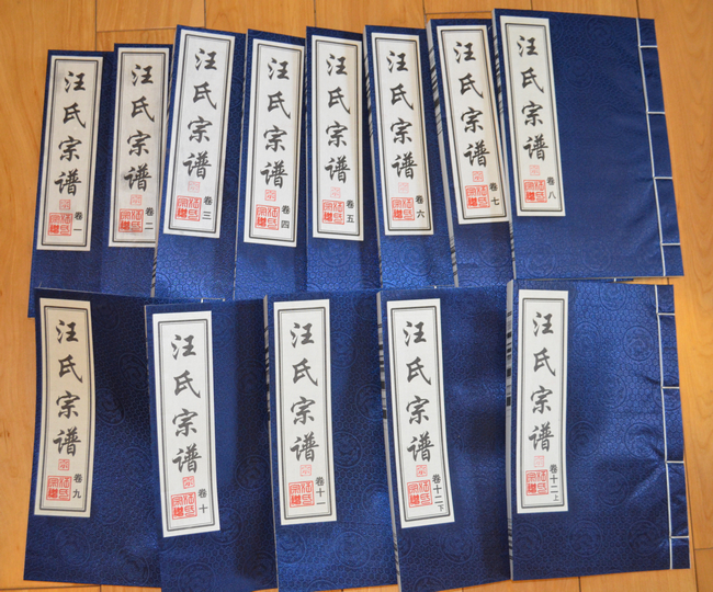汪氏家谱(记载汪姓的所有信息)