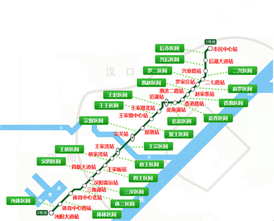 武汉地铁3号线(武汉地铁线路)