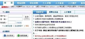 合肥人才网(人才就业网站)