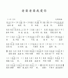 老婆老婆我爱你(火风演唱的歌曲)