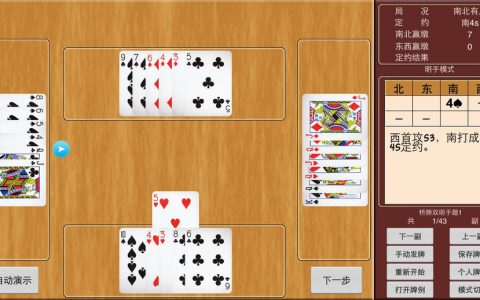 桥牌(纸牌类游戏)