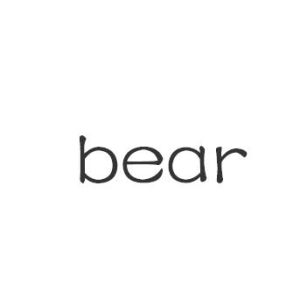 bear(英文单词)