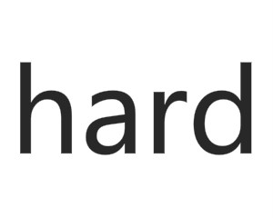 hard(英语单词)