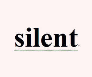 silent(英语单词)