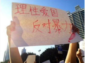 理性爱国(以合法的方式表达诉求)