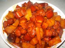 土豆红烧肉(中国传统菜肴)