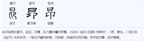 昂(汉语汉字)