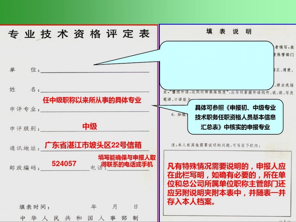 专业技术职称(国务院授权评审机构的职称)