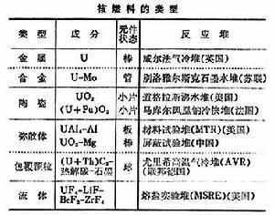 核燃料(通过核裂变或核聚变产生实用核能的材料)