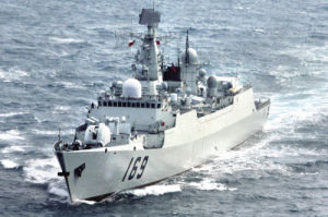 武汉号导弹驱逐舰(南海舰队主力舰之一)
