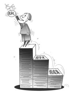 学术腐败(利用学术权力谋取不正当的利益)