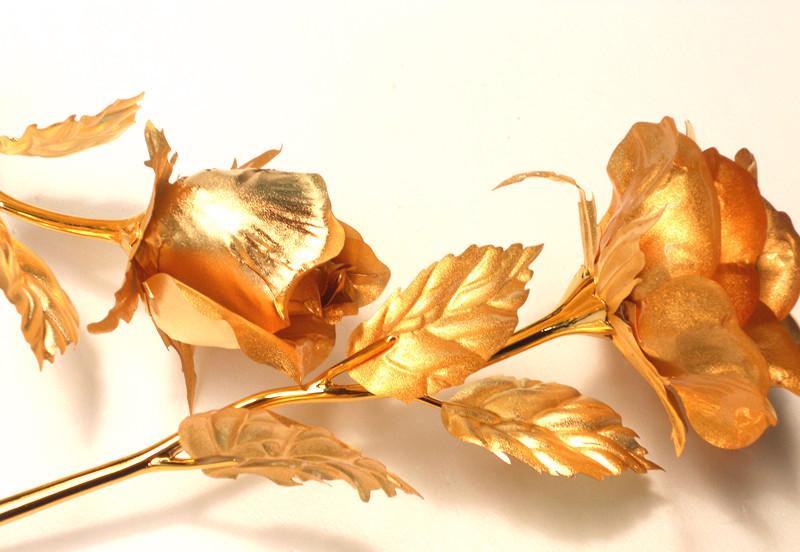 金玫瑰(金箔工艺花)