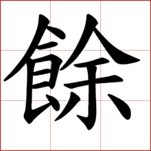 馀(汉语汉字)