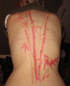 人体肉雕(纹身方式)