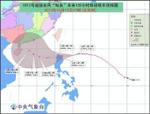 台风鲇鱼(2010年第13号超强台风)