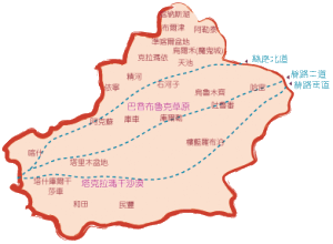 西域三十六国(出自《史记》的中国新疆地区)