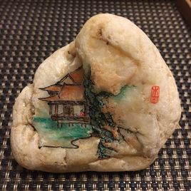 石头画(石头艺术品)
