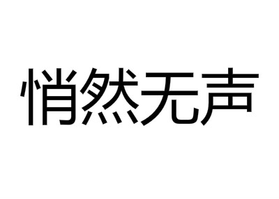 悄然无声(汉语词语)