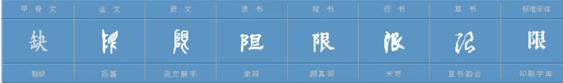 限(汉语汉字)