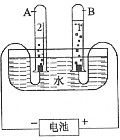 电解水实验(测试水的组成)