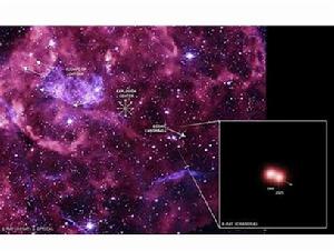 中子星(除黑洞外密度最大的星体)