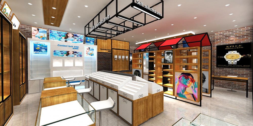 眼镜店(提供验光配镜、各种眼镜及相关产品的场所)