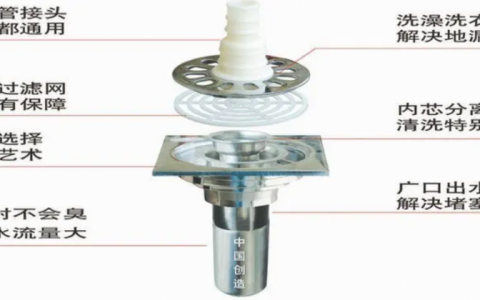 防臭地漏(排水器具)