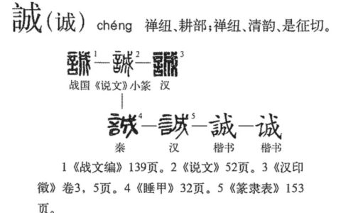诚(汉语汉字)