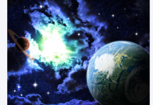 外太空(地球稠密大气层之外的空间区域)