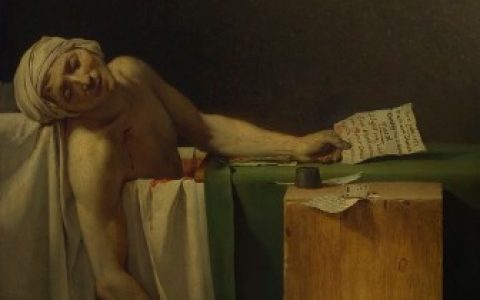 马拉之死(雅克·路易·大卫1793年创作的画布油画)