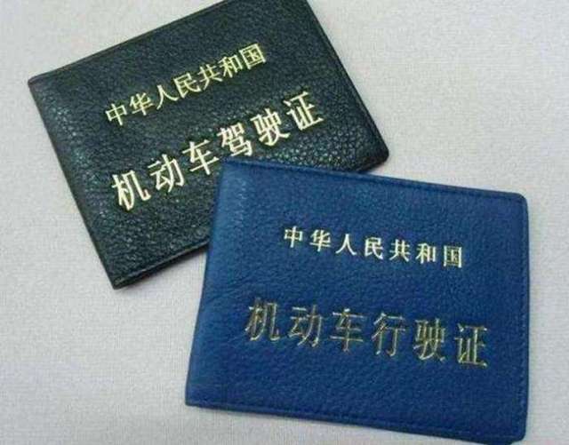行驶证(准予机动车在我国境内道路上行驶的法定证件)
