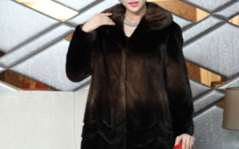 貂皮大衣(水貂皮原皮为服装面料做成的大衣)