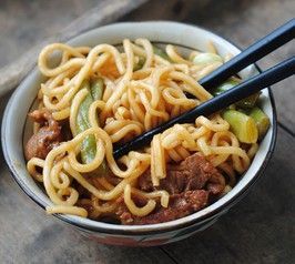 豆角焖面(西北风味的面食)
