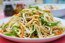 茭白肉丝(家常菜)
