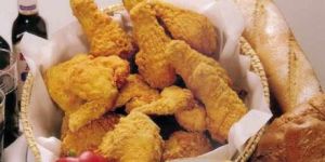 油炸(食物放入食用油中加热的过程)