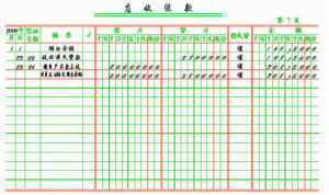 总账(总分类账簿)