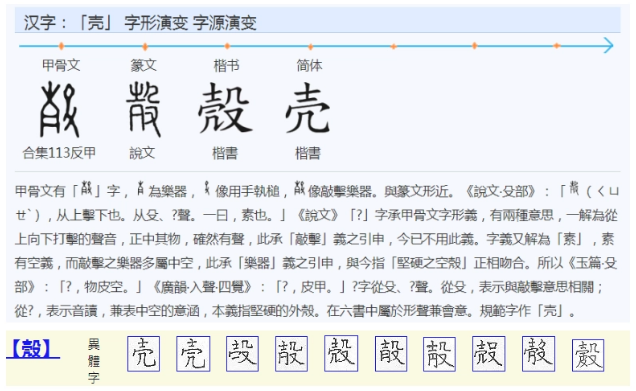 壳(汉语汉字)
