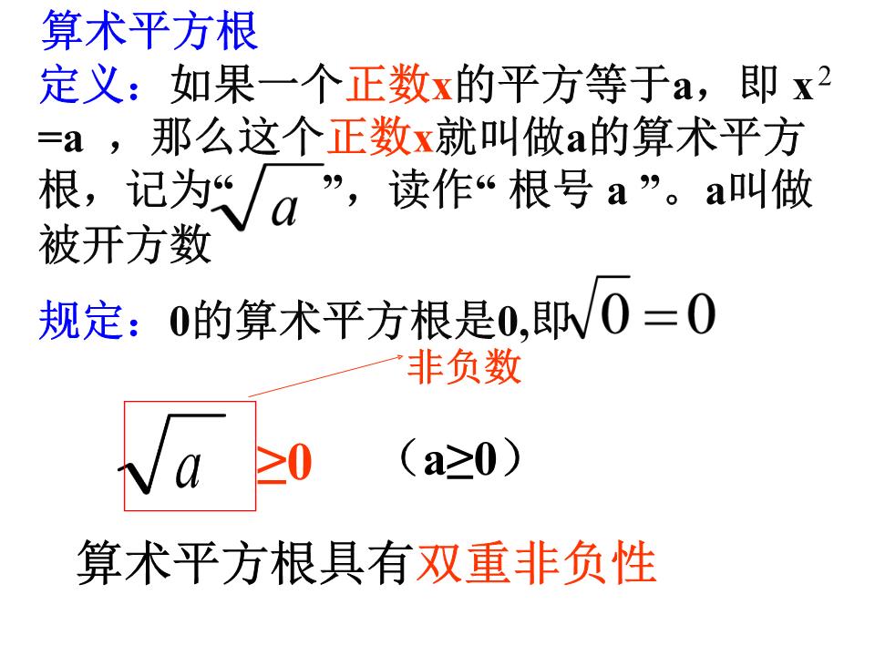 平方根(数学名词)