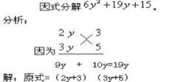 十字相乘法(数学算法)
