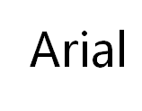 Arial(无衬线体TrueType字型)