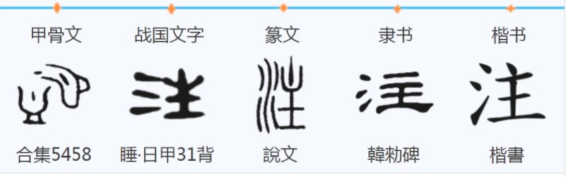 注(汉语汉字)