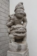 拴马桩(北方民间石刻艺术品)