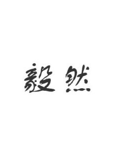 毅然(汉语词语)