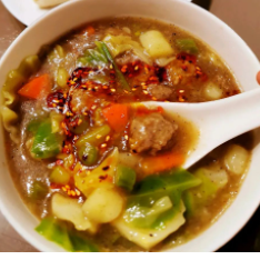 肉丸胡辣汤(西安本地名吃)