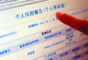 征信报告(个人信用信息记录)