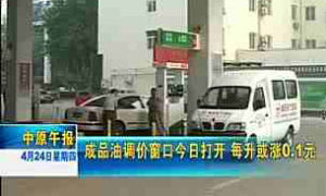 调价窗口(调价范围)