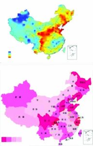 美女分布图(中国美女人数等级分布图)