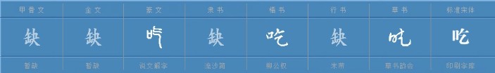 吃(汉语文字)