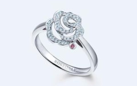 白金戒指(金及少量其他金属的混合物成分戒指)